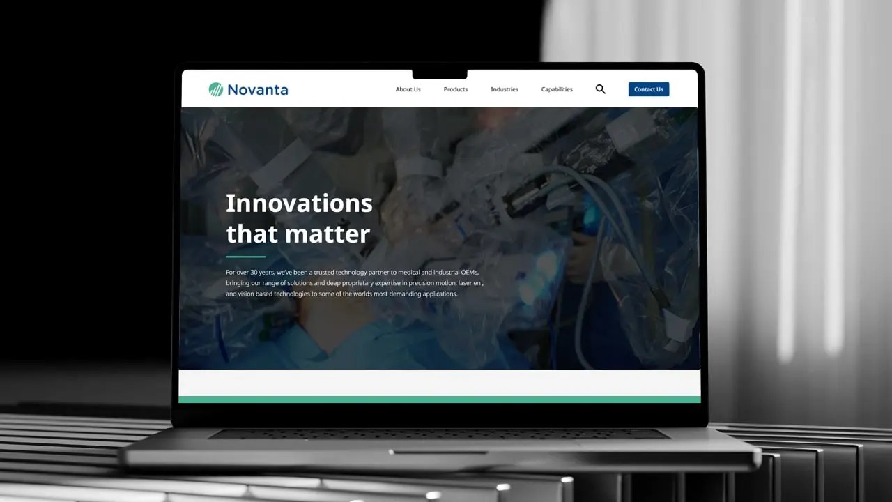 Novanta unveils new website